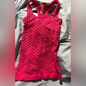 Women's Pink Racer Back Mini Dress